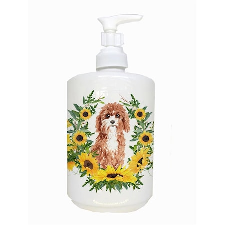 Carolines Treasures Cavapoo Ceramic Soap Dispenser CK2979SOAP